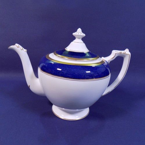 Coalport athlone blue - coalport, teapot