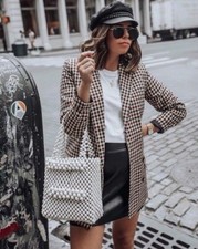 Mango beaded white tote bag