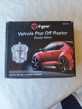 VALVOLA POP-OFF/BLOW OFF TURBO DIESEL D-GEAR 2.0 RAPTOR CON ADATTATORI MANICOTTO