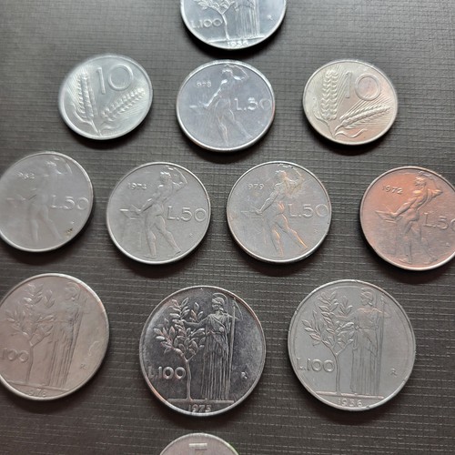 Collezione monete lire - collezione,