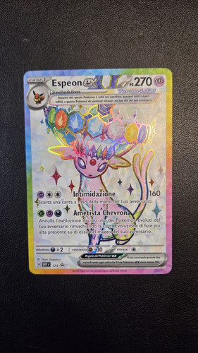 Carta pokemon espeon svp - espeon, ex