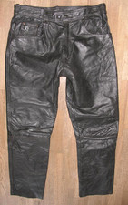 Fatte Herren-Lederjeans /