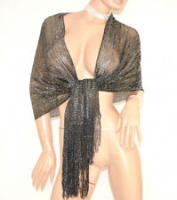 STOLA donna nero argento