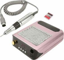 Kit Aspiratore Fresa Ricostruzione Unghie Nail Art Pedicure Manicure Gel Filtro