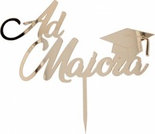 CAKE TOPPER PLEXIGLASS ROSSO E