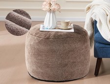Round Pouf Ottoman for Living