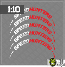 Etichetta pneumatici 1:10 Speedhunters / RC Drifter Kyosho Tamiya Carson ecc - C