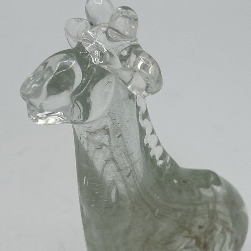 Statuina giraffa vetro