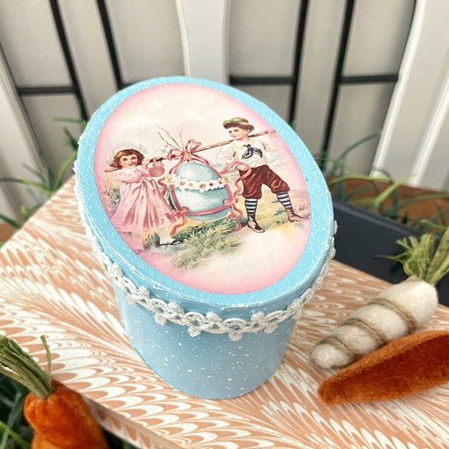 Scatola pasquale forma - , ovale