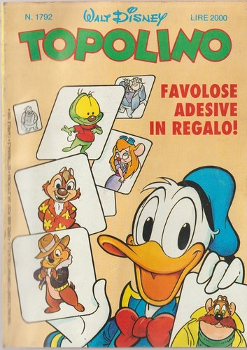 Fumetto topolino 1792 aprile - topolino,