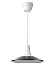 IKEA FYRTIOFYRA Pendant Lamp, White Black 15"  38 cm Brand NEW