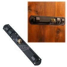 CATENACCIO RUSTICO TRASVERSALE CHIAVISTELLO PORTA PORTONE INFISSI FERRO NERO 