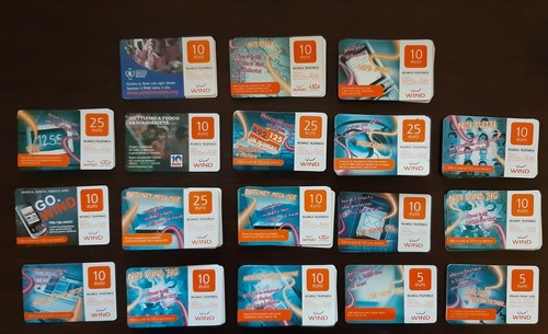Lotto 110 schede telefoniche - lotto,