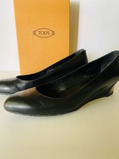 Tod's Scarpa Zeppa Nera Zeppa