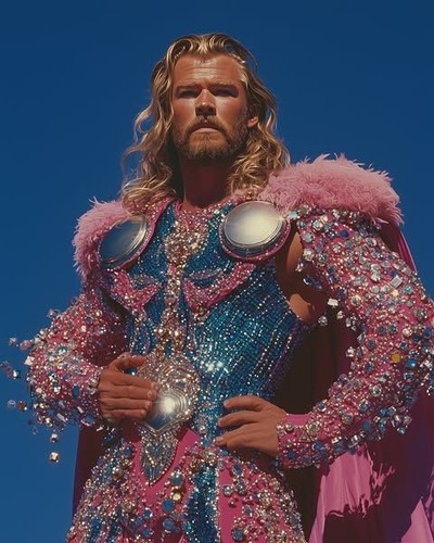 Poster glam rock thunder - glam, god