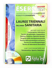 Esercitest 6 Test Universitari Lauree Triannali dell'Area Sanitaria con CD Rom