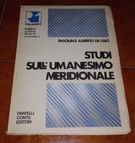 Lisio studi sull - studi, sull'umanesimo