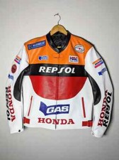 Giacca Pelle Moto Honda Repsol