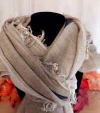 Foulard Uomo beige/blu  Mezza