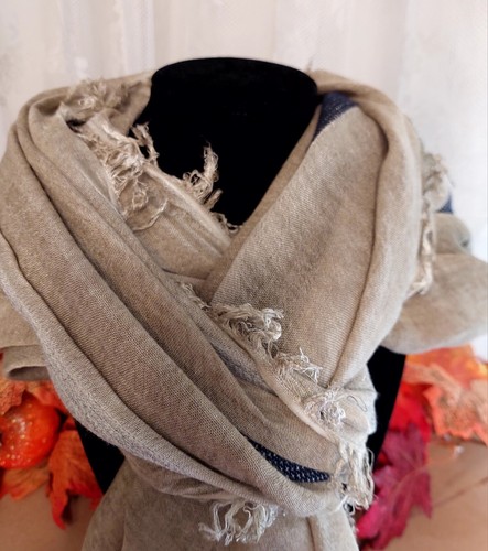 Foulard uomo beige - beige/blu,