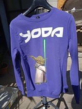 FELPA STAR WARS Guerre Stellari ORIGINALE Yoda Bambino Anni 14