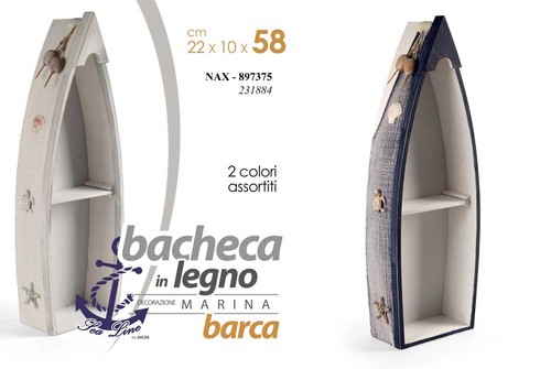 Bacheca barca legno 2 - barca, in