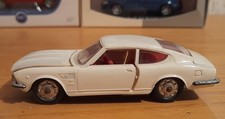 Norev Plast Fiat Dino Coupé - obsoleta - white (no Hachette, Mercury, Mebetoys)