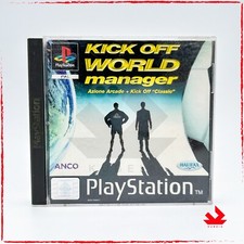 KICK OFF WORLD MANAGER PAL ? COMPLETO ?? ITALIANO PS1 SONY PLAYSTATION 1 ONE