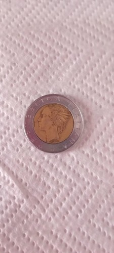 500 lire commemorativa - lire,
