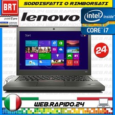 PC NOTEBOOK PORTATILE LENOVO X240 12.5" I7-4300U RAM 8GB SSD 128GB WIN 11     