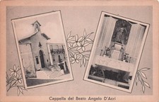 30-79) CARTOLINA ACRI CAPPELLA BEATO ANGELICO VEDUTE CHIESA ALTARE COSENZA