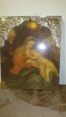 Quadro legno raffigurante - in,