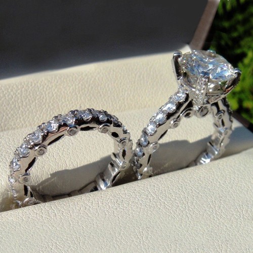 Anello sposa oro bianco - da,