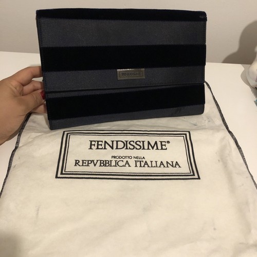 Fendissime borsa velluto e - borsa,