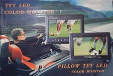 TFT LED Color Monitor 7" Pollici Pillow Compresa Retrocamera Illuminata
