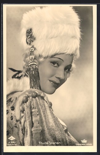 Attrice trude marlen - trude, in