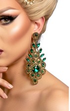 Orecchini 5,75" Cristalli