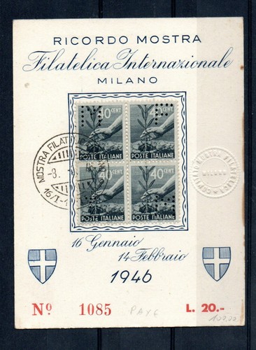 538 italia repubblica - f, 1946