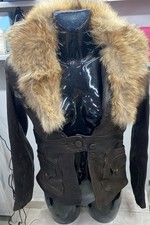 Giacca In Vera Pelle MASTERPELLE  donna Marrone Taglia 46  cod. AE28