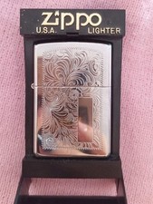 Zippo Venetian 2002 – Vintage, Confezione Originale – Motivo Solo Frontale 
