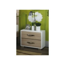 LINEA MODERN COMODINO 2C OL/BI 52X36XH43CM