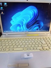 Sony Vaio PCG-71311N Bianco Intel Core i3-M370 Win 11 RAM 8GB SSD 256GB