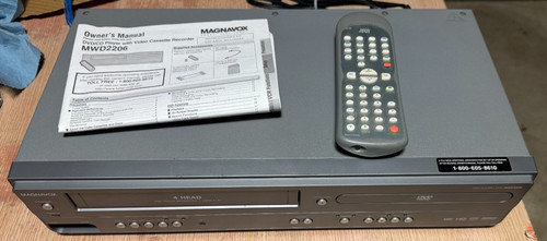 Magnavox mwd2206 dvd - mwd2206, vcr