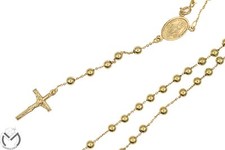 Collana rosario in oro giallo 18 Kt 750 -548/ST-