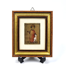 Miniatura Quadro Creazioni S.A.C.R.O. Linea Oro 24 Kr . Dipinto a Mano su Foglia