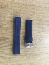 Cinturino Immersion 20 Mm Vintage Scamosciato Blu