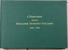 1992 Annuario dello stallone sportivo italiano 1993 1994 COMPAGNIA DEL CAVALLO