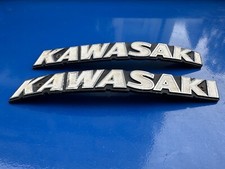 Coppia Loghi Serbatoio Kawasaki Anni 70