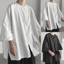 Classic Solid Color Mid Sleeve Shirts for Men Perfect for Any Occasion