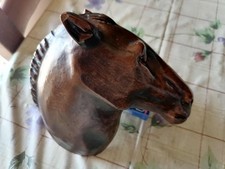 TESTA DI CAVALLO IN FAGGIO